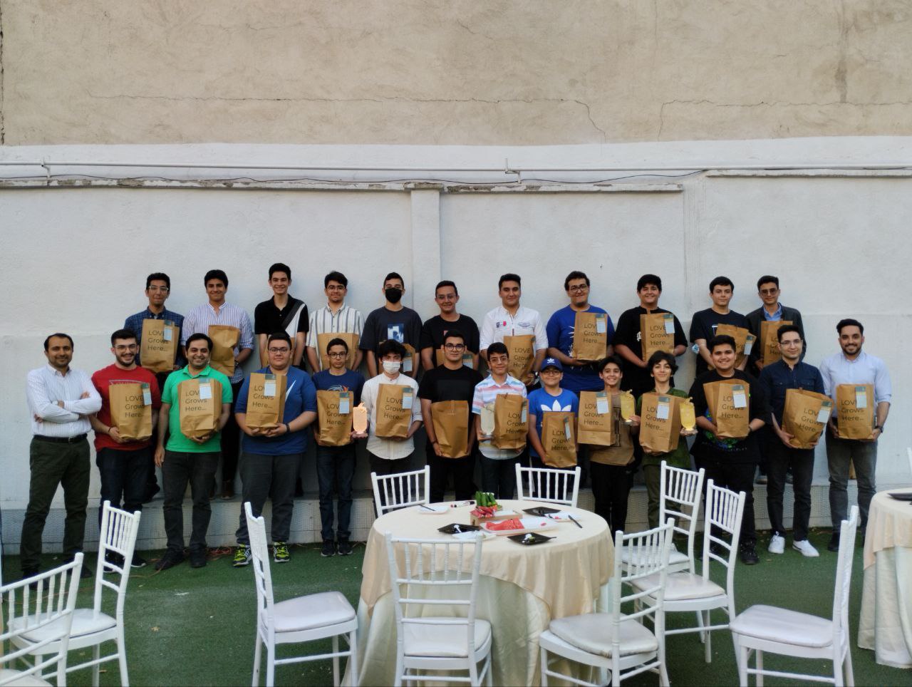 Novin Zehn students at robotics competitions
